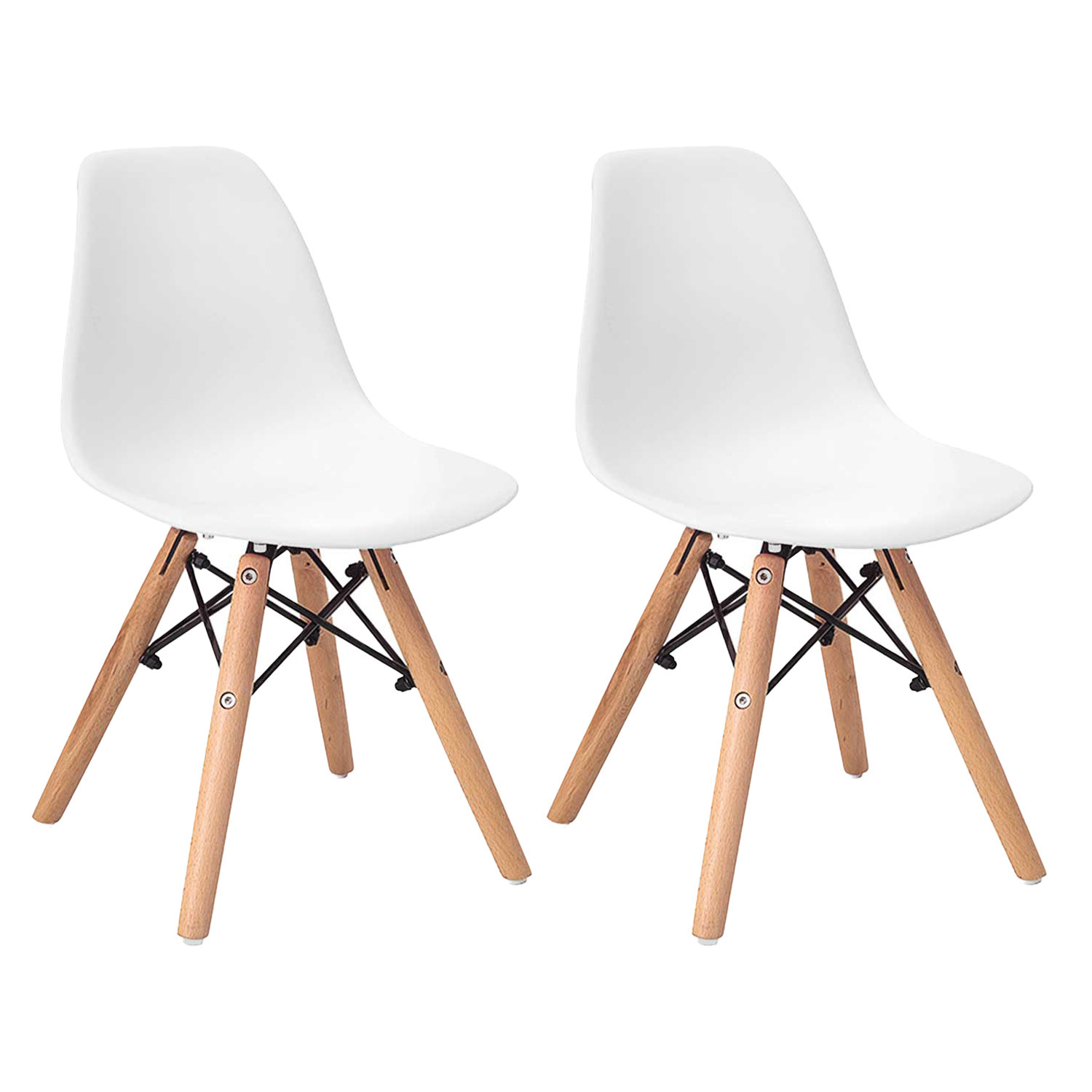 Pack 2 Sillas de Dormitorio para Niños 60x36x31cm Thinia Home Mobiliario Infantil 1